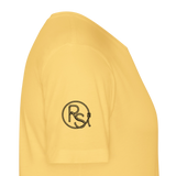 COW SKULL Fitted Tee - pastel yellow