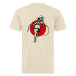 RS COWGIRL  Fitted Cotton/Poly Tee - heather cream