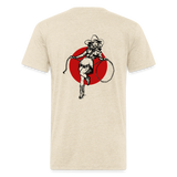 RS COWGIRL  Fitted Cotton/Poly Tee - heather cream