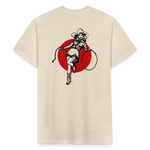 RS COWGIRL  Fitted Cotton/Poly Tee - heather cream