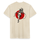 RS COWGIRL  Fitted Cotton/Poly Tee - heather cream