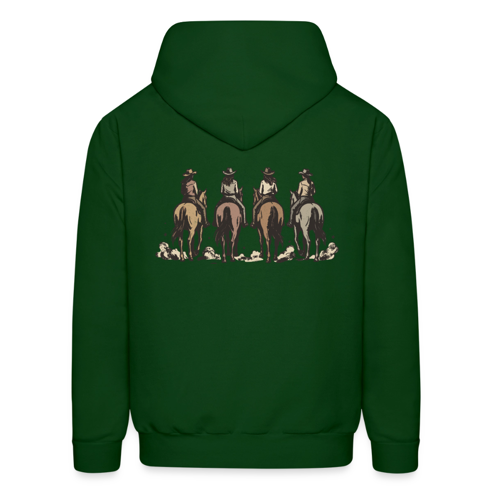 HOW 'BOUT THEM COWGIRLS Hoodie - forest green