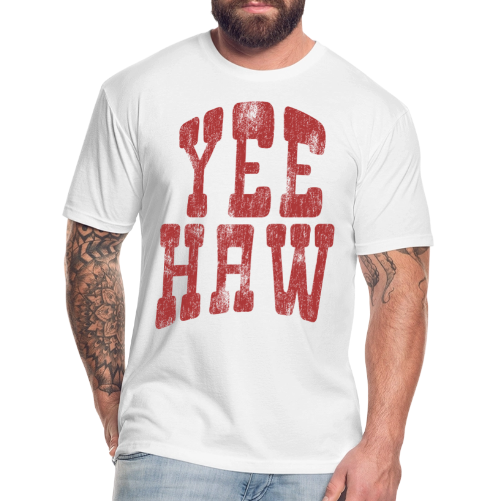 YEEHAW Fitted Tee - white