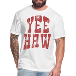 YEEHAW Fitted Tee - white