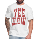 YEEHAW Fitted Tee - white