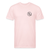 FLORAL BOOTS Fitted Tee - blush pink 