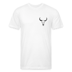 COW SKULL Fitted Tee - white