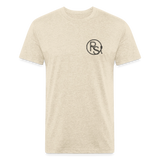 RS COWGIRL  Fitted Cotton/Poly Tee - heather cream