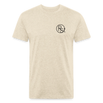 FLORAL BOOTS Fitted Tee - heather cream