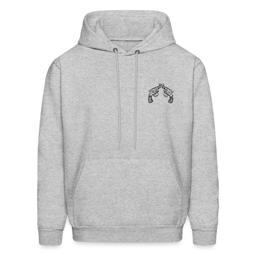NEVER LOOK BACK Hoodie - heather gray