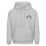 NEVER LOOK BACK Hoodie - heather gray