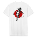 RS COWGIRL  Fitted Cotton/Poly Tee - white