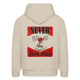 NEVER LOOK BACK Hoodie - Sand