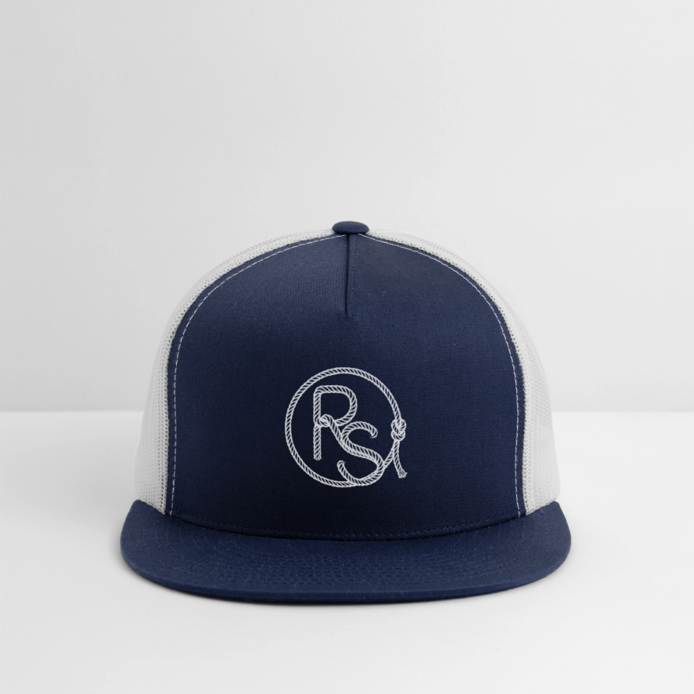 RS LASSO Trucker Hat - navy/white