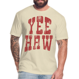 YEEHAW Fitted Tee - heather cream