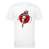 RS COWGIRL  Fitted Cotton/Poly Tee - white