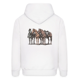 HOLD YOUR HORSES Hoodie - white