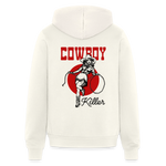 CK Unisex Full Zip Hoodie - vintage white
