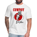 CK Fitted Cotton/Poly Tee - white