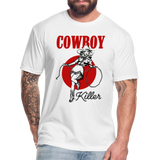 CK Fitted Cotton/Poly Tee - white
