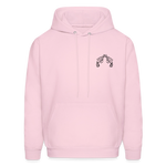 NEVER LOOK BACK Hoodie - pale pink