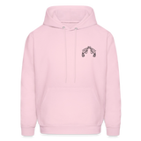 NEVER LOOK BACK Hoodie - pale pink