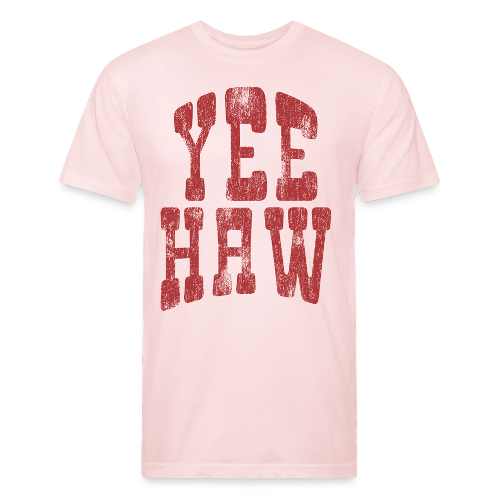 YEEHAW Fitted Tee - blush pink 