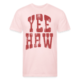 YEEHAW Fitted Tee - blush pink 