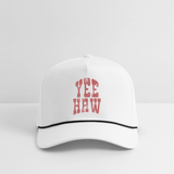 YEEHAW Rope Cap - white/black