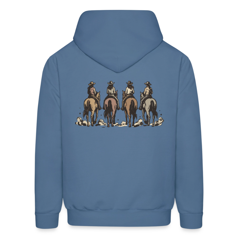 HOW 'BOUT THEM COWGIRLS Hoodie - denim blue