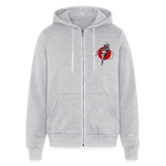 CK Unisex Full Zip Hoodie - heather gray