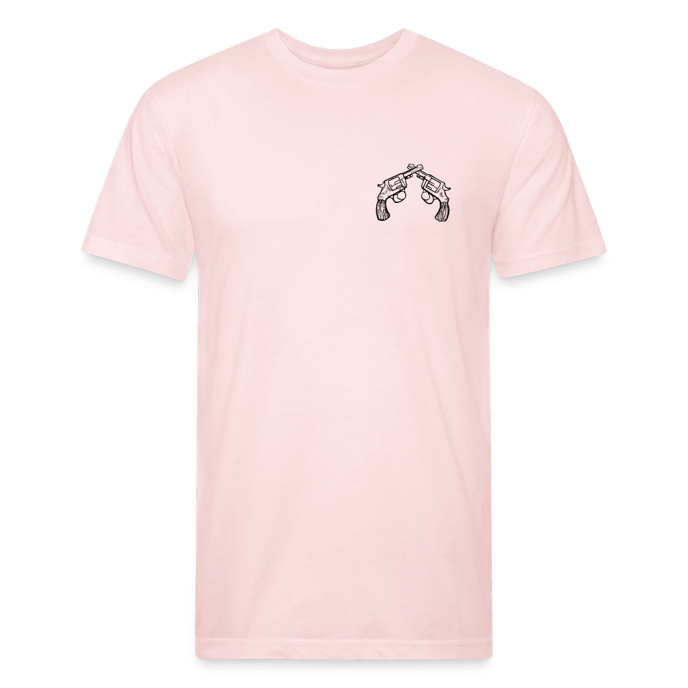 PISTOLS Fitted Tee - blush pink 
