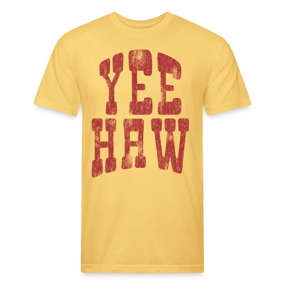 YEEHAW Fitted Tee - pastel yellow