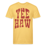 YEEHAW Fitted Tee - pastel yellow