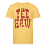 YEEHAW Fitted Tee - pastel yellow