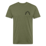 PISTOLS Fitted Tee - heather military green