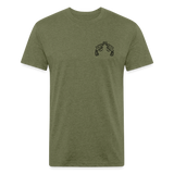 PISTOLS Fitted Tee - heather military green