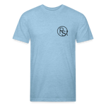 RS COWGIRL  Fitted Cotton/Poly Tee - heather blue
