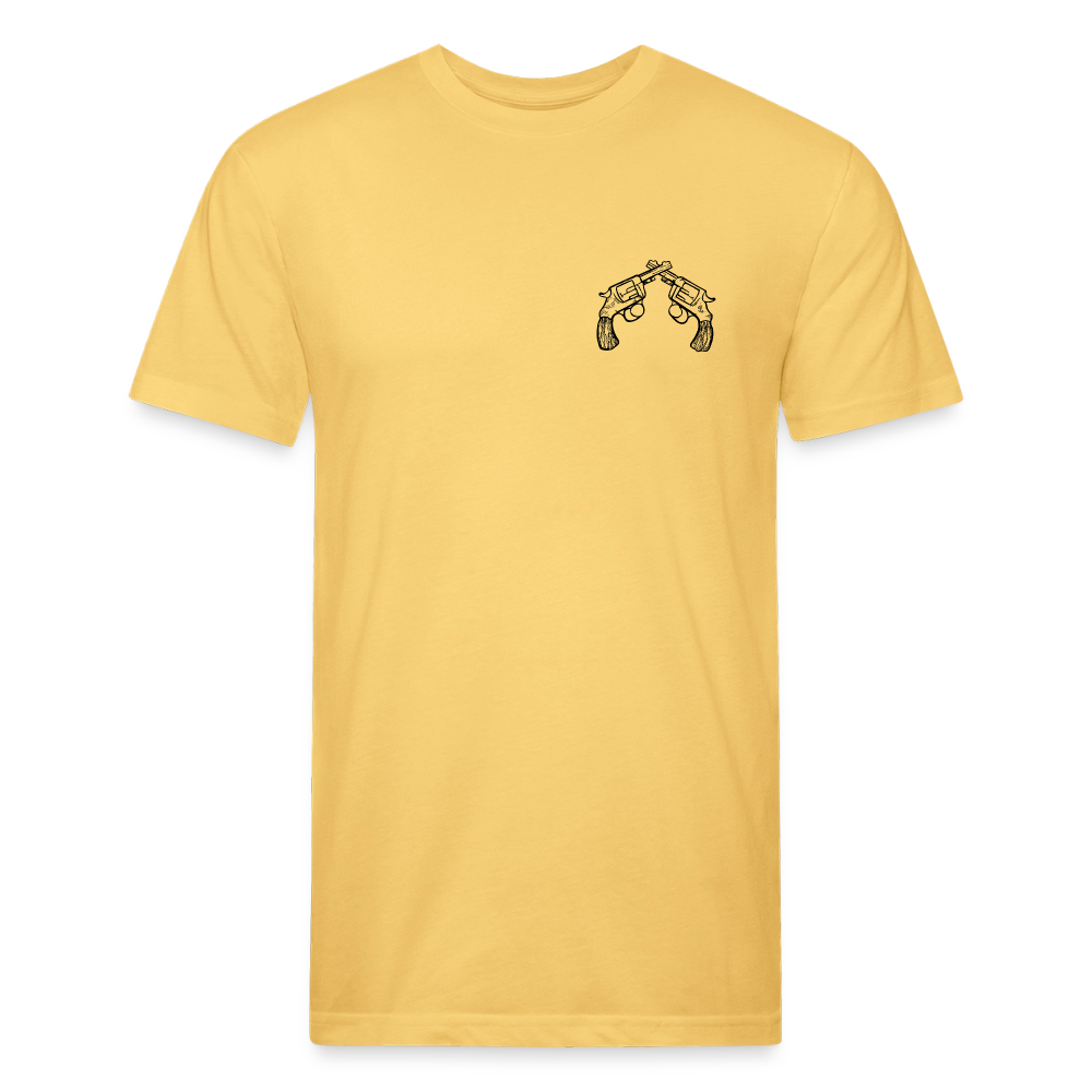 PISTOLS Fitted Tee - pastel yellow