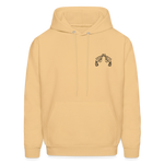 NEVER LOOK BACK Hoodie - light gold 