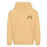 NEVER LOOK BACK Hoodie - light gold 