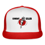 COWBOY KILLER Trucker Hat - white/red