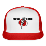 COWBOY KILLER Trucker Hat - white/red