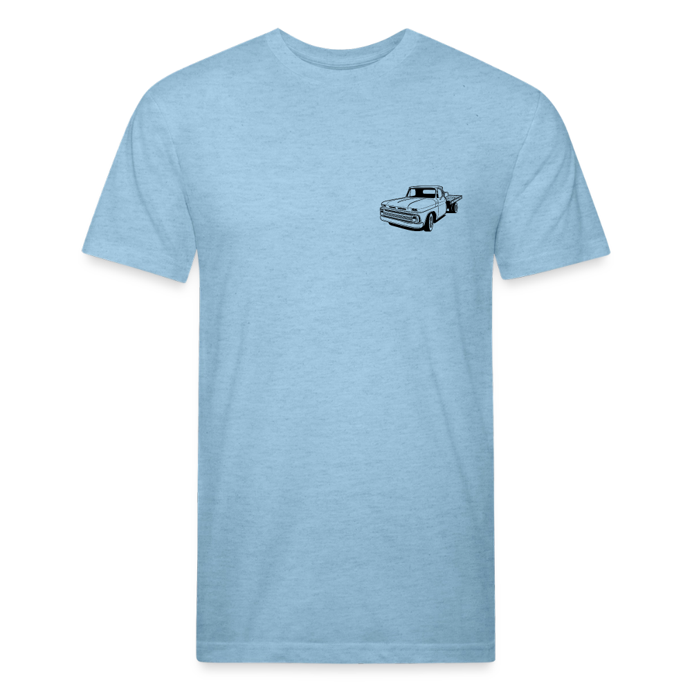 OLD BETSY Fitted Tee - heather blue