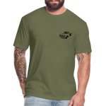 OLD BETSY Fitted Tee - heather military green