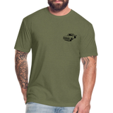 OLD BETSY Fitted Tee - heather military green