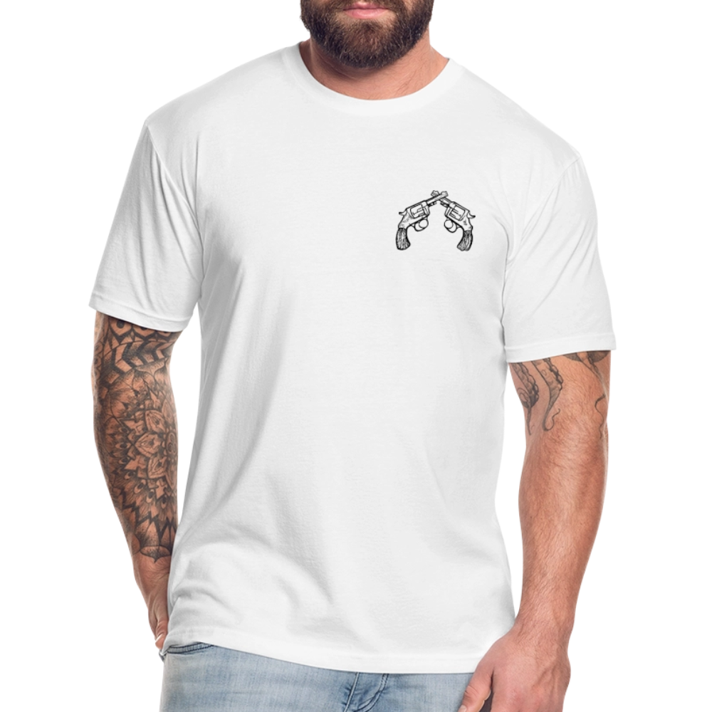 PISTOLS Fitted Tee - white