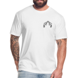 PISTOLS Fitted Tee - white