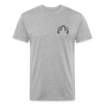 PISTOLS Fitted Tee - heather gray