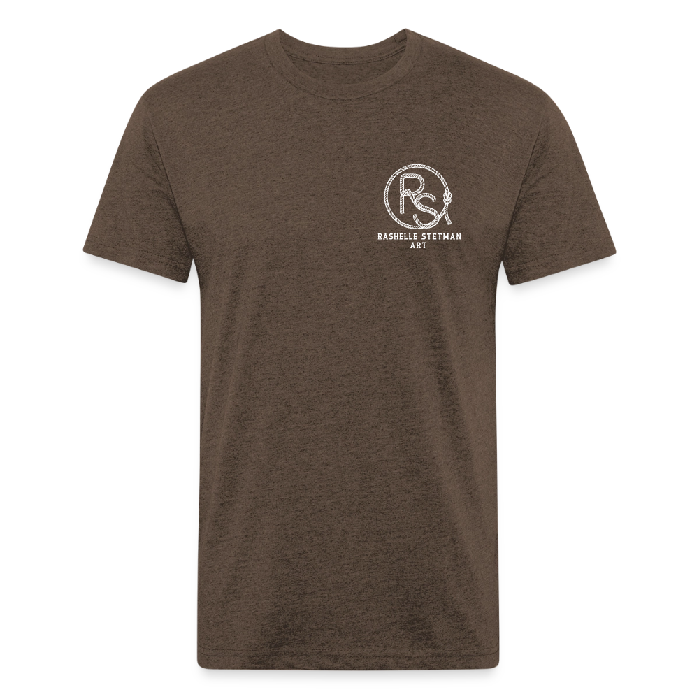 RS Fitted Tee - heather espresso